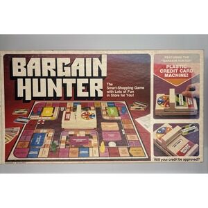 Vintage 1981 Milton Bradley Bargain Hunter Game Clean CC Machine Works COMPLETE‎